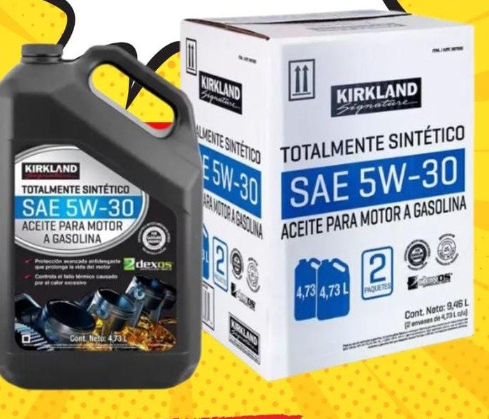 Kirkland Signature Aceite Totalmente Sintético SAE 5W-30